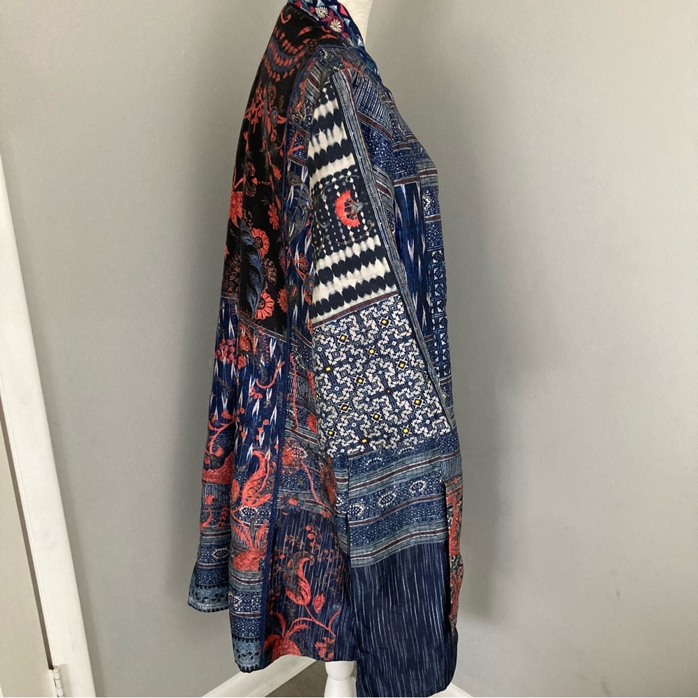 New Soft Surroundings Patchwork Style Embroidered… - image 4